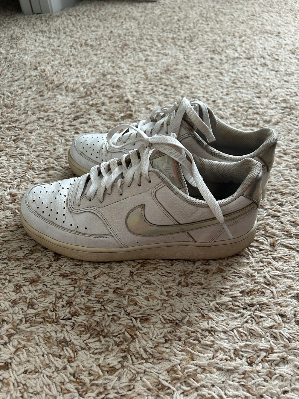 Nike Women’s Court Vision Sneakers - White